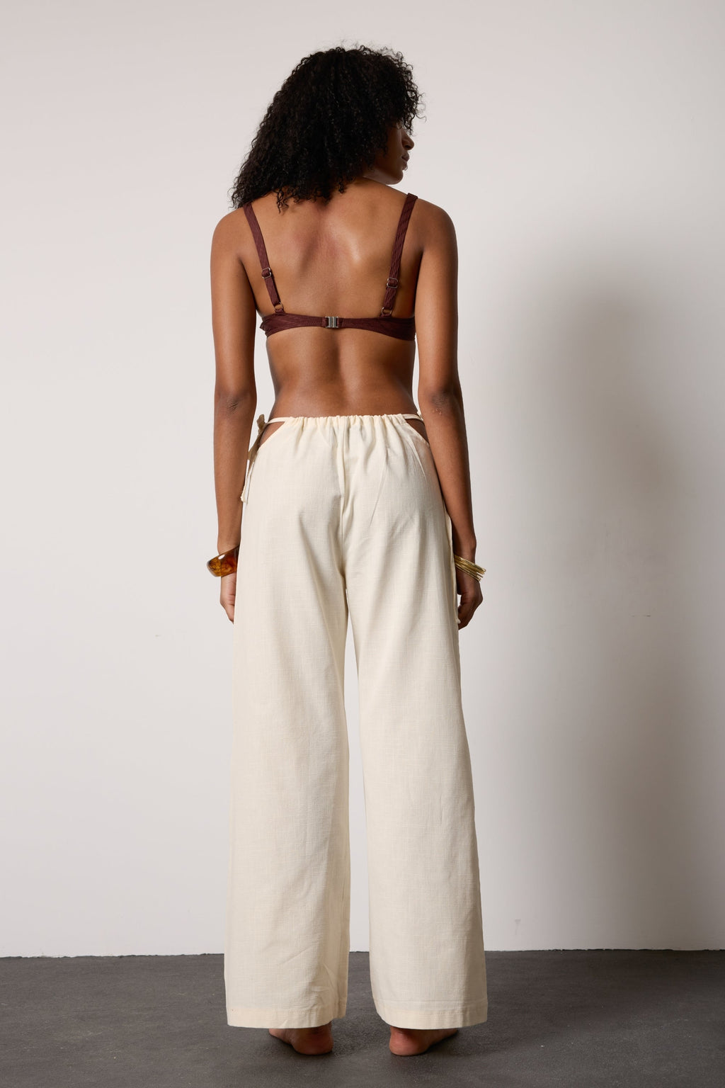 AMANDE LINEN PANTS – CREAM
