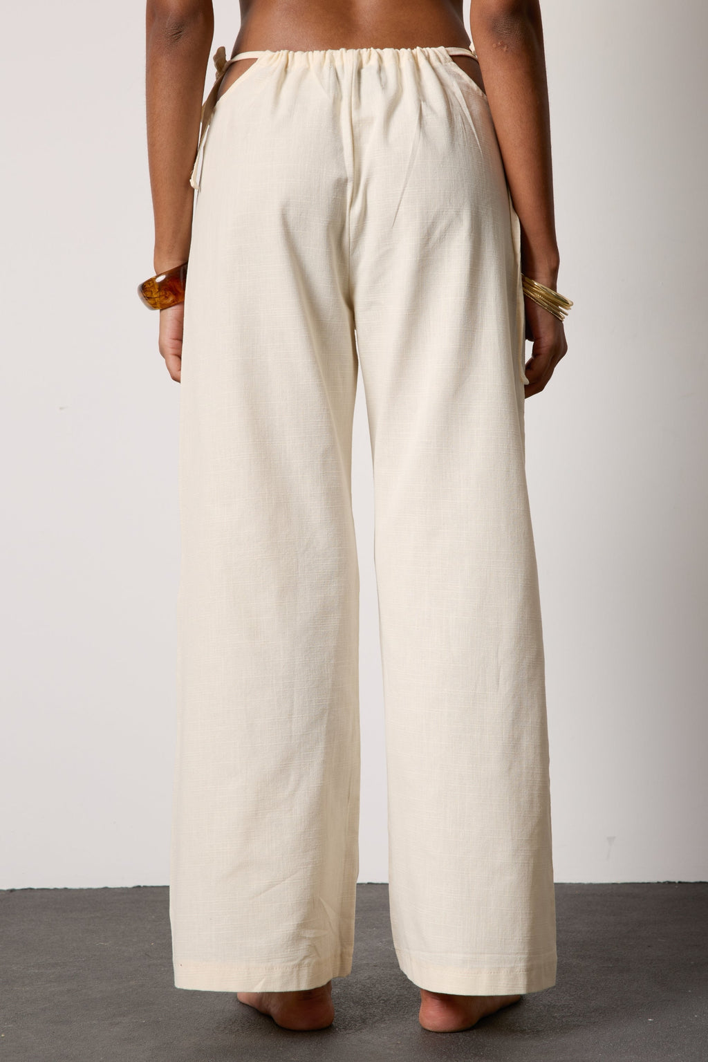AMANDE LINEN PANTS – CREAM